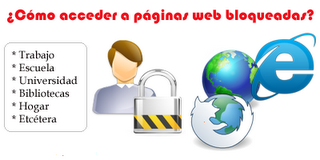 Como acceder a paginas bloqueadas Como acceder a paginas bloqueadas