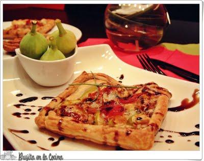 Tartaletas de higos, jamón y queso Tartaletas de higos, jamón y queso