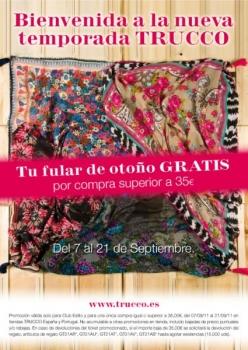 Las tiendas Trucco te regalan un pañuelo por tu compra Las tiendas Trucco te regalan un pañuelo por tu compra