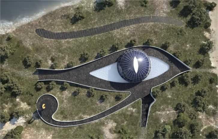 La Eco-Casa de Naomi Campbell, en Turquía con la forma del ojo de Horus