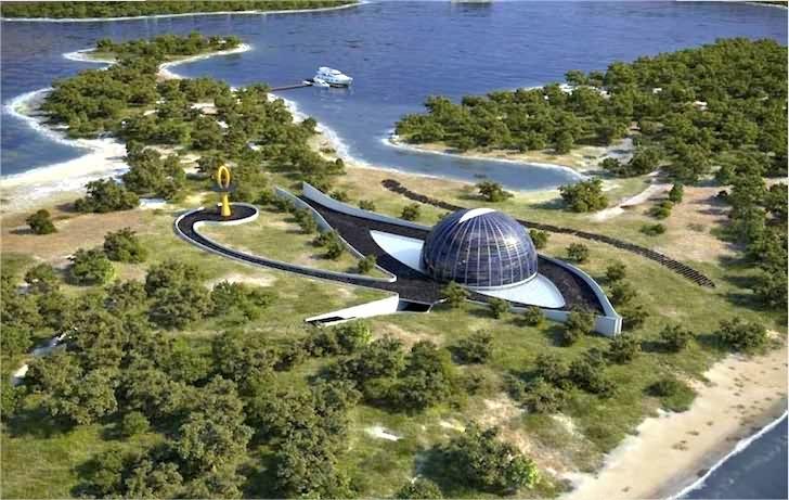 La Eco-Casa de Naomi Campbell, en Turquía con la forma del ojo de Horus