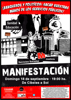 El #18-S salgamos a la calle, en defensa de los servicios públicos, antes de que sea demasiado tarde. El #18-S salgamos a la calle, en defensa de los servicios públicos, antes de que sea demasiado tarde.