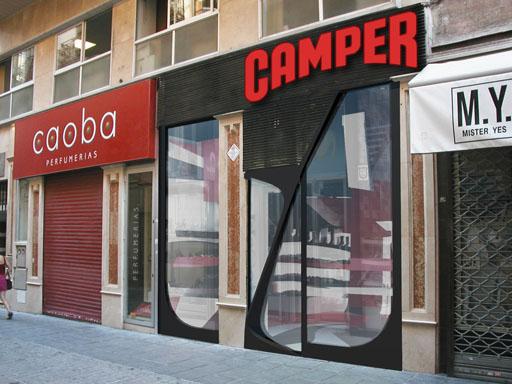 A-cero presenta el proyecto de reforma para una tienda Camper en Granada
