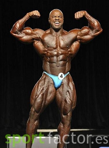 Toney Freeman 7º clasificado Mr. Olympia 2011 Phil Heath, ganador Mr. Olympia 2011