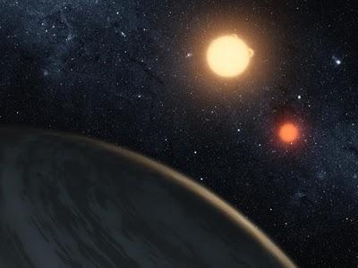 Descubren primer planeta con dos soles