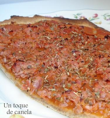 Pizza integral fina de Jamie Oliver. (Whole Kitchen)