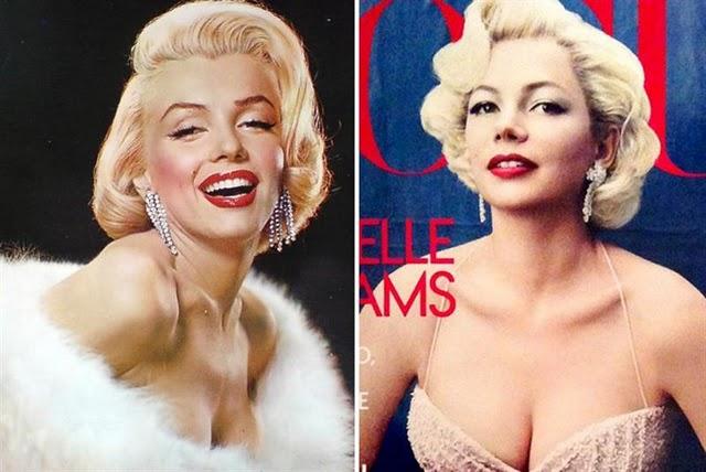 Michelle Williams como Marilyn Monroe - Vogue US de octubre