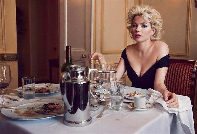 Michelle Williams como Marilyn Monroe - Vogue US de octubre