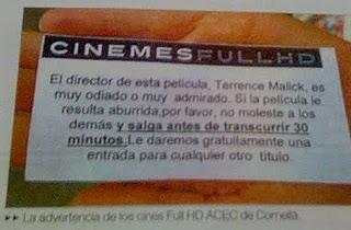 Si no le gusta la película le devolvemos la entrada Si no le gusta la película le devolvemos la entrada