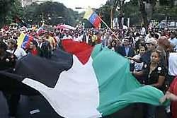 Comienza en Caracas jornada de respaldo a Palestina.