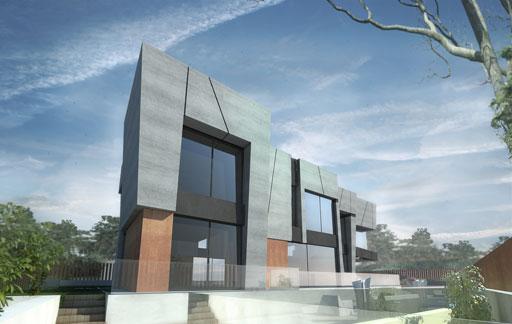 A-cero Projects A-cero presenta un proyecto para dos modelos de viviendas en una zona residencial de Madrid