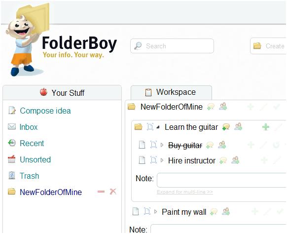 FolderBoy: GMail para las tareas FolderBoy