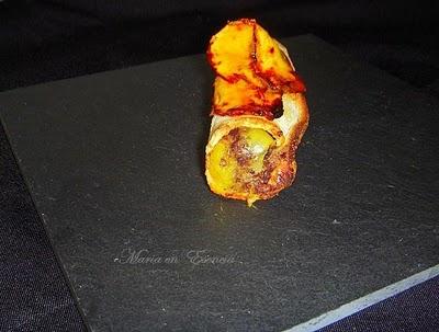 Canutillos rellenos de delicias de Morcillas Rios y mango ! Canutillos rellenos de delicias de Morcillas Rios y mango !