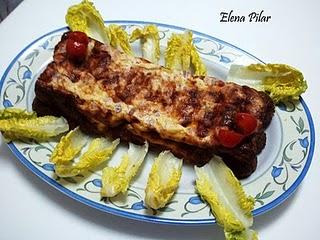 Terrina de Espárragos trigueros y Jamón cocido Terrina de Espárragos trigueros y Jamón cocido