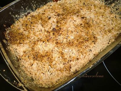 Crumble de nectarinas ciruelas y azahar Crumble de nectarinas ciruelas y azahar