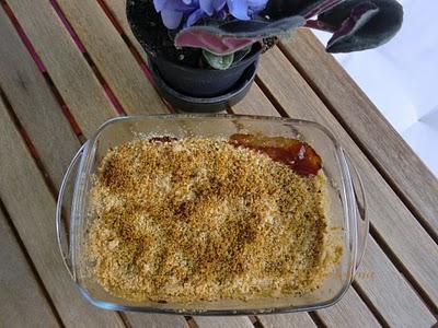 Crumble de nectarinas ciruelas y azahar Crumble de nectarinas ciruelas y azahar