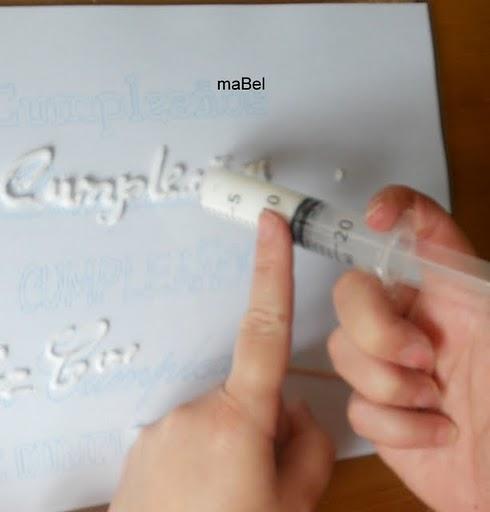 Jeringa para escribir o dibujar Jeringa para escribir o dibujar