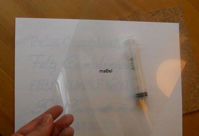 Jeringa para escribir o dibujar Jeringa para escribir o dibujar