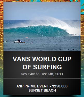 Vans Triple Crown of Surfing 2011 – Pre-Análisis