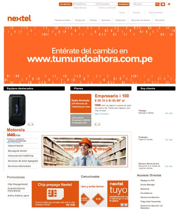 Nextel Y Su Nueva Identidad nextel