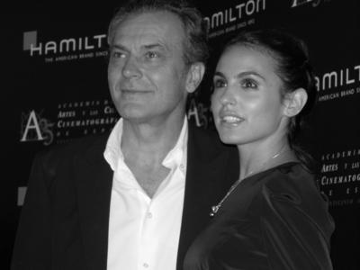 Verónica Echegui y José Coronado en la Academia del Cine