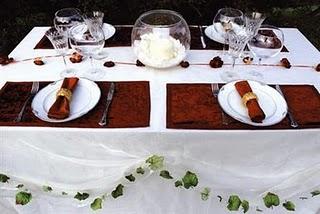 Decoración de Mesas para Bodas de Otoño