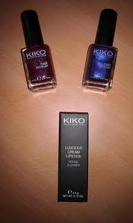 Esmaltes y labial Kiko