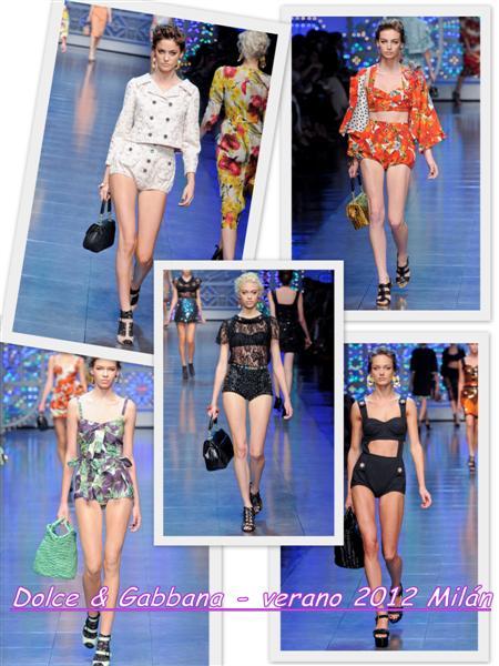 Milán Fashion Week primavera verano 2012 - Dolce & Gabbana Milán Fashion Week primavera verano 2012 - Dolce & Gabbana
