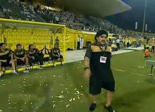Segunda victoria del clubb Al Wasl de Maradona Segunda victoria del clubb Al Wasl de Maradona