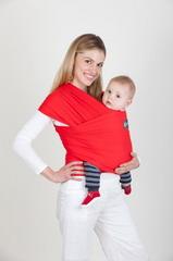 Fular BOBA WRAP rojo Fular portabebé BOBA WRAP rojo