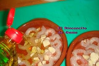 CAZUELA DE GAMBAS CAZUELA DE GAMBAS