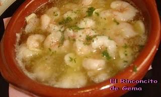 CAZUELA DE GAMBAS CAZUELA DE GAMBAS