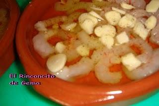 CAZUELA DE GAMBAS CAZUELA DE GAMBAS