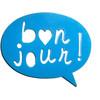 Custom Made Hello Bonjour Brooch Modalterna.Look Octubre