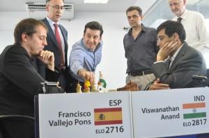Ivanchuk asegura liderato y Vallejo pierde con Anand R4 Grand Slam Sao Paulo - Bilbao 2011