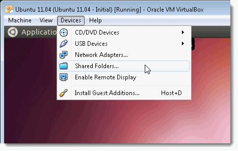 Acceso a carpetas compartidas en un VirtualBox en una Maquina Virtual con Ubuntu 11.04