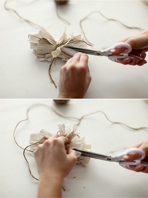 Tutorial: Decoramos los regalos con arpillería y telas variadas... Tutorial: Decoramos los regalos con arpillería y telas variadas...