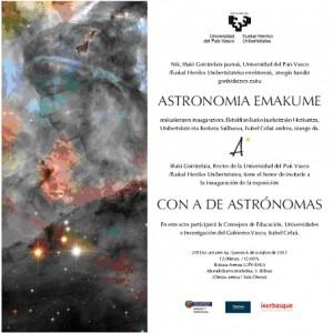 4 Astronomia Emakume / Con A de Astrónomas