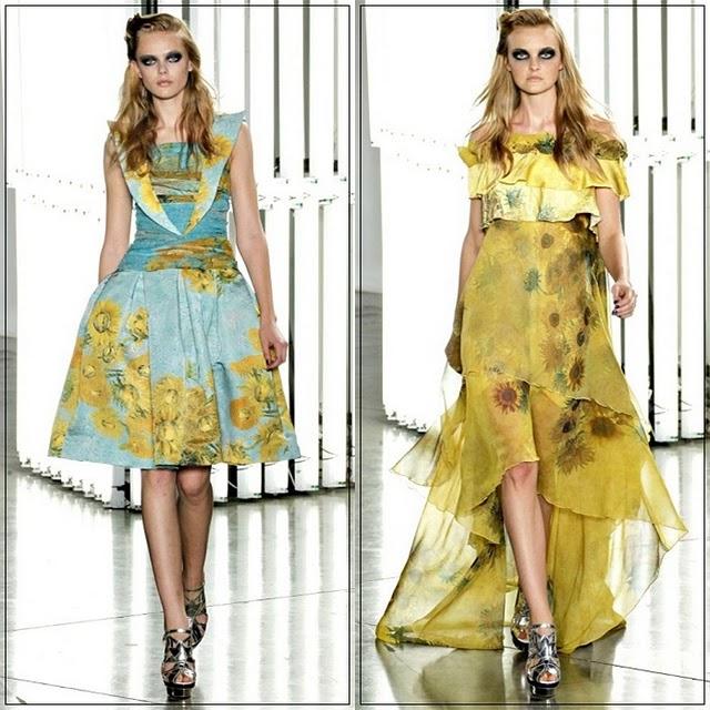 Rodarte: Vestidos souvenirs de Van Gogh