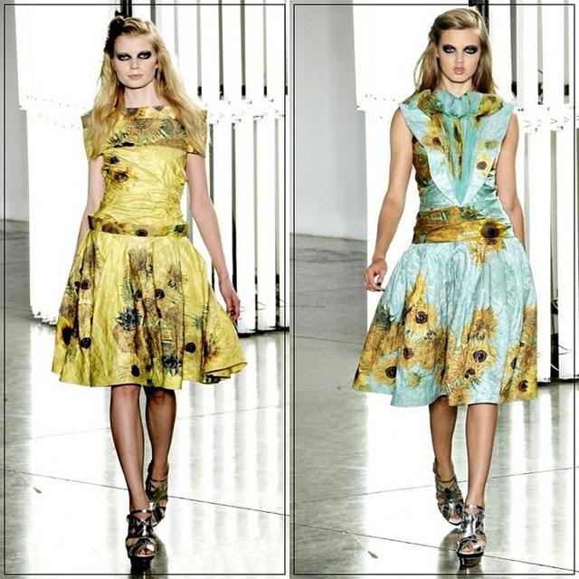 Rodarte: Vestidos souvenirs de Van Gogh