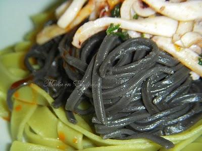 Ensalada templada de chipirones Ensalada templada de chipirones