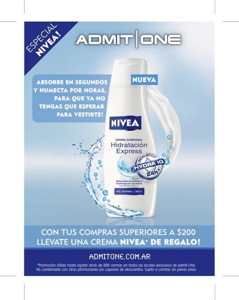 Promo Dia de la Madre Admit One!!! Promo Dia de la Madre Admit One!!!