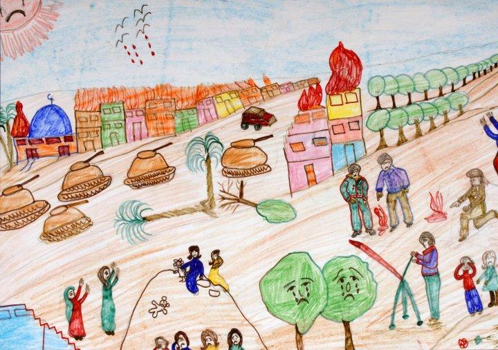 Gaza vista por sus niños (Dibujos censurados en Estados Unidos)