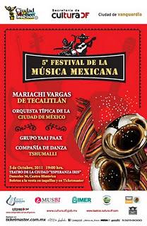 El 5o. Festival de la Música Mexicana cierra el mes patrio con broche de oro