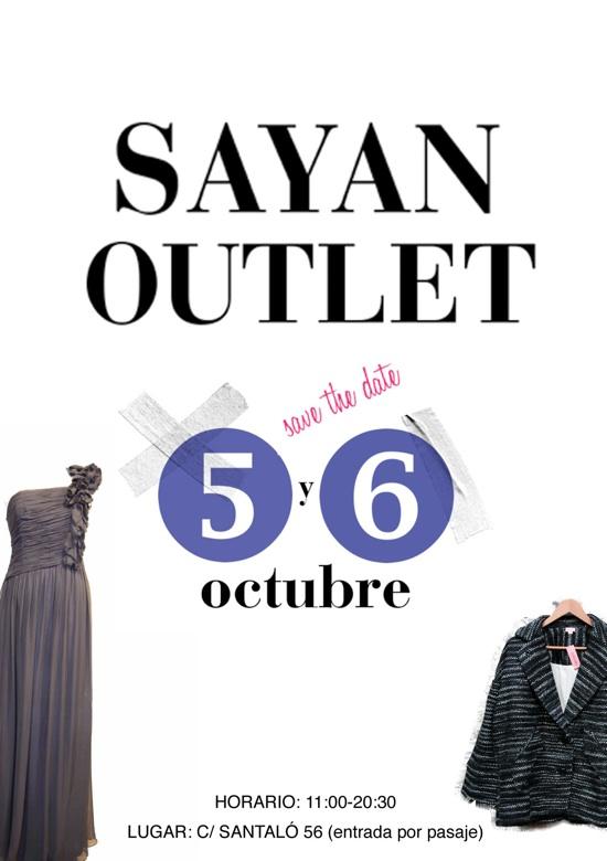 sayan outlet 5 6 octubre 2011