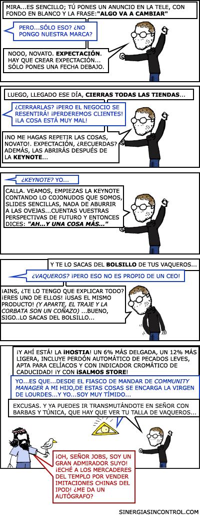 La técnica perfecta para presentar. El método Jobs La técnica perfecta para presentar. El método Jobs