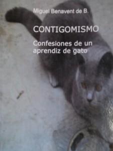 Portada NUEVO LIBRO “CONTIGOMISMO. CONFESIONES DE UN APRENDIZ DE GATO”