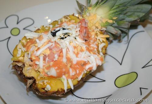 Receta Navidad Piña Rellena – Recetas Navidad