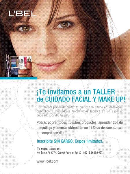 Tienda L´Bel -- Talleres Gratuitos de Cuidado Facial y Make Up - Octubre/Noviembre 2011 Tienda L´Bel -- Talleres Gratuitos de Cuidado Facial y Make Up - Octubre/Noviembre 2011