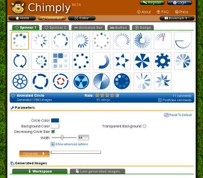 Chimply - Crea animaciones de carga rapido y facil Chimply - Crea animaciones de carga rapido y facil